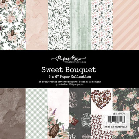 Paper Rose Studio Sweet Bouquet 6x6 Paper Pack