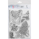Ciao Bella Clear Stamp Set 6"x8" Light Fairy