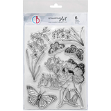 Ciao Bella Clear Stamp Set 6"x8" Fairy of Happiness