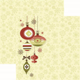 Reminisce Retro Christmas Ornaments Patterned Paper