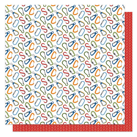 Photoplay Paper Rock Climbing Carabiners Patterned Paper