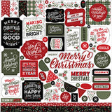 Echo Park Christmas Salutations Element Sticker Sheet