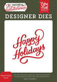 Echo Park Salutations Christmas Happy Holidays Designer Die Set