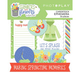 Photoplay Paper Showers & Flowers Ephemera Embellishments