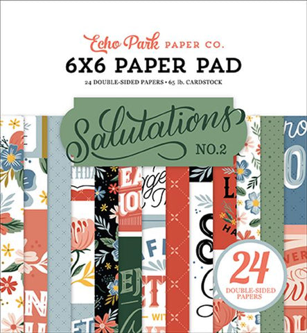 Echo Park Salutations No. 2 6x6 Paper Pad