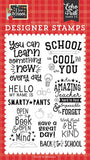 Echo Park I Love School School is Cool Designer Stamp Set