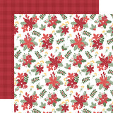 Echo Park Santa Claus Lane Flowers for Santa Patterned Paper