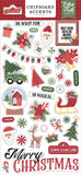 Echo Park Santa Claus Lane 6x13 Chipboard Accent Embellishments