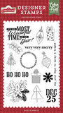 Echo Park Santa Claus Lane Very Very Merry Designer Stamp Set