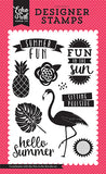 Echo Park Summer Fun Fun in the Sun Designer Die & Stamp Set