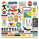 Photoplay Paper MVP Softball Element Sticker Sheet