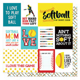 PhotoPlay Paper MVP Softball Game Day Patterned Paper