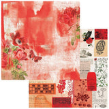 49 and Market Spectrum Gardenia Classics Floral Blaze Patterned Paper