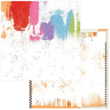49 and Market Spectrum Gardenia Painted Foundations Brushstrokes Patterned Paper