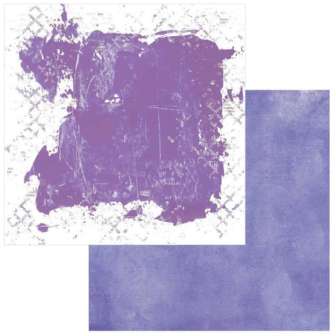 49 and Market Spectrum Gardenia Solids 4 Purple Patterned Paper