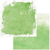 49 and Market Spectrum Gardenia Solids 6 Green Patterned Paper