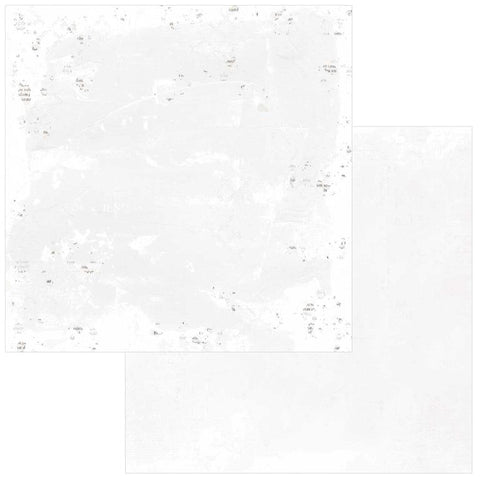 49 and Market Spectrum Gardenia Solids 7 White Patterned Paper