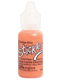Ranger Stickles Glitter Glue - Orange Slice