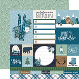Echo Park Snowed In Multi Journaling Cards Patterned Paper