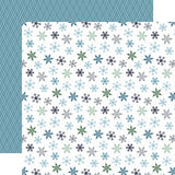 Echo Park Snowed In Shivering Snow Patterned Paper
