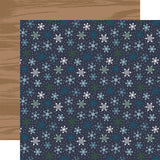 Echo Park Snowed In Frosted Flurries  Patterned Paper