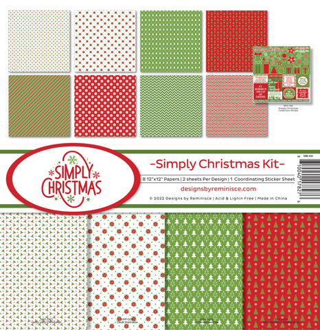 Reminisce Simply Christmas Collection Kit