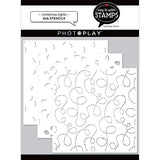 Photoplay Paper Say It With Stamps Christmas Lights 3-Piece 6x6 Stencil Set