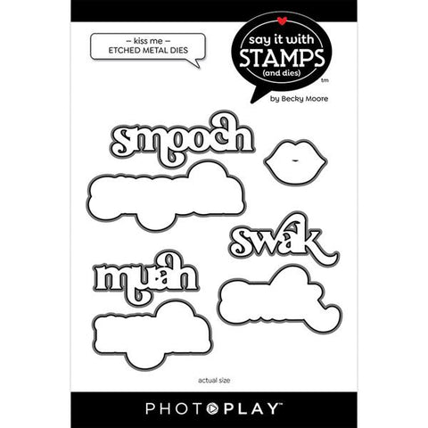 Photoplay Paper Say It With Stamps Kiss Me Die Set