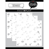 Photoplay Paper Say It With Stamps Hearts & Arrows 3-Piece Stencil Set