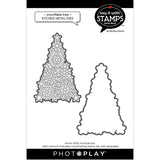 Photoplay Paper Say It With Stamps Snowflake Tree Die Set