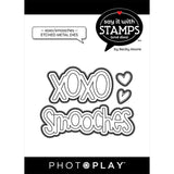 Photoplay Paper Say It With Stamps XOXO Smooches 4x6 Die Set