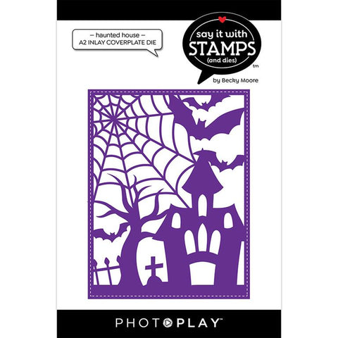 PhotoPlay Paper Haunted House A2 Inlay Coverplate Die Set