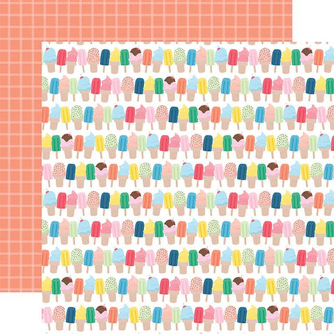 Echo Park Sun Kissed Cool Treats Patterned Paper