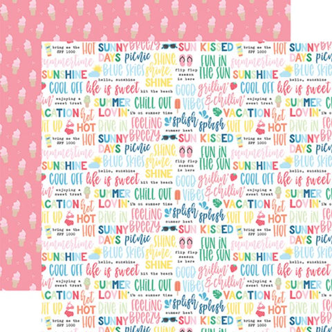 Echo Park Sun Kissed Summer Loving Patterned Paper