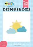 Echo Park Sun Kissed Sweet Sun And Cool Clouds Designer Die Set