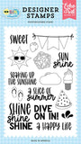Echo Park Sun Kissed Dive On In Designer Stamp Set