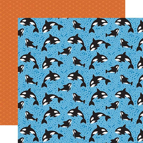 Echo Park Sea Life Whale Of A Time Patterned Paper