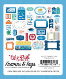 Echo Park Sea Life Frames & Tags Embellishments