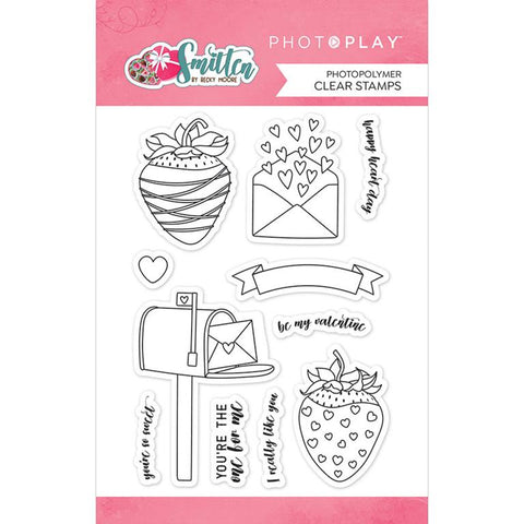 PhotoPlay Paper Smitten Clear Photopolymer Stamp Set