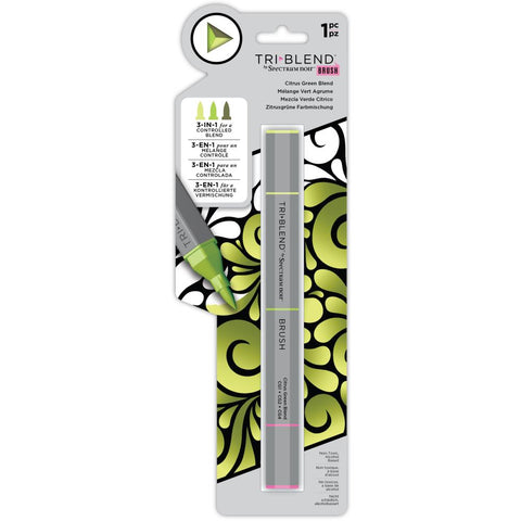 Spectrum Noir TriBlend Brush Marker - Citrus Green Blend