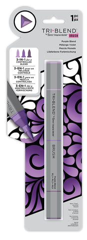 Spectrum Noir TriBlend Brush Marker - Purple Blend