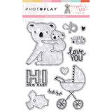 PhotoPlay Paper Snuggle UP Girl Photopolymer Stamp Set