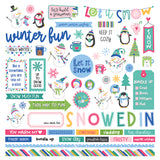 Photoplay Paper Snow Day Element Sticker Sheet