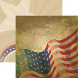 Reminisce Stars and Stripes Old Glory Patterned Paper