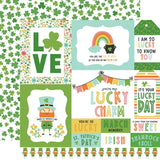 Echo Park Happy St. Patrick's Day Multi Journaling Cards Patterned Paper