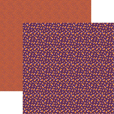 Reminisce Spooky Jack Candy Corn Patterned Paper