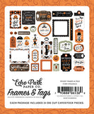 Echo Park Spooky Frames & Tags Embellishments