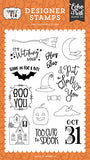 Echo Park Spooky Hey Boo Designer Stamp Set
