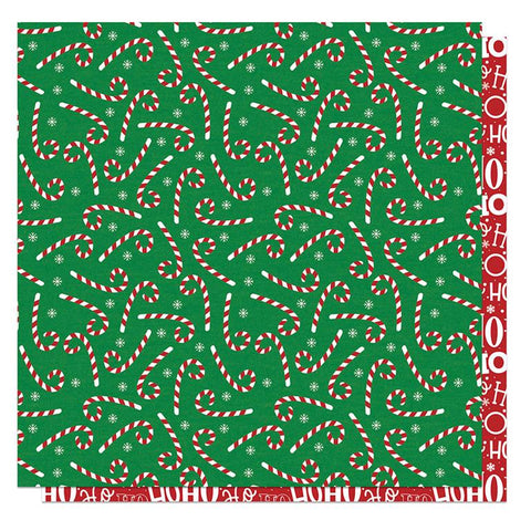 Photoplay Paper Santa Please Stop Here December Magic Patterned Paper