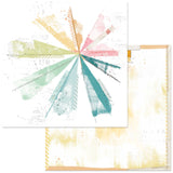 49 & Market Sectrum Sherbet Painted Foundations- Kaleidoscope Patterned Paper